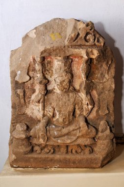 Sanat müzesinde heykel, Modasa, SabArkantha, Gujarat, Hindistan 