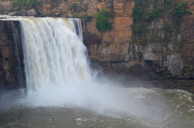 Gokak waterfall on Ghataprabha River, Karnataka, India, Asia clipart