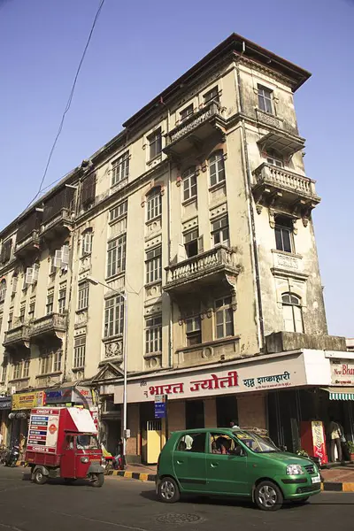 Stock image Building on N. Bharucha road, Grant road, Bombay now Mumbai, Maharashtra, India 