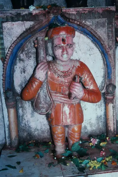 stock image Saint Namdev at Aundha Nagnath Temple in Nanded, Maharashtra, India 