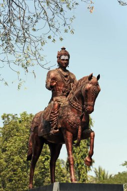 Saint Basveshwar statue in Garden, Pune, Maharashtra, India, Asia  clipart