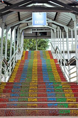 Matunga Tren İstasyonu, Mumbai, Maharashtra, Hindistan, Asya