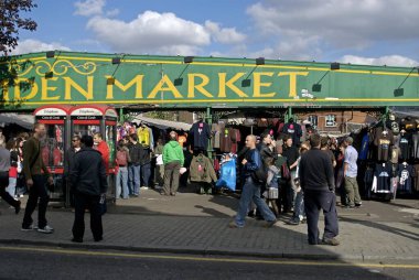 Camden kasaba pazarı; Londra; İngiltere İngiltere