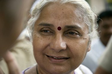Medha Patkar is Indian social activist ralegaon siddhi Maharashtra India Asia  clipart