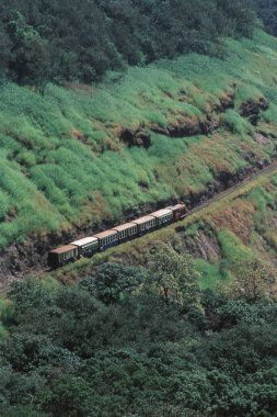 Neral Matheran mini treni Alibag Maharashtra, Hindistan 