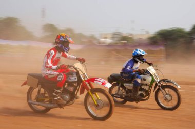 Golf kupası toprak pisti yarışı, Jodhpur, Rajasthan, Hindistan 