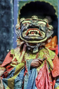 Maskeli bale, ladakh, jammu ve kaşmir, Hindistan, Asya 