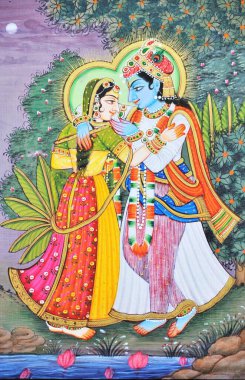 Radha Krishna sanat eserleri