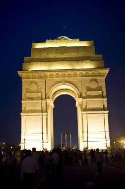 Hindistan 'ın Rajpath Yeni Delhi Hindistan Asya Kapısı 