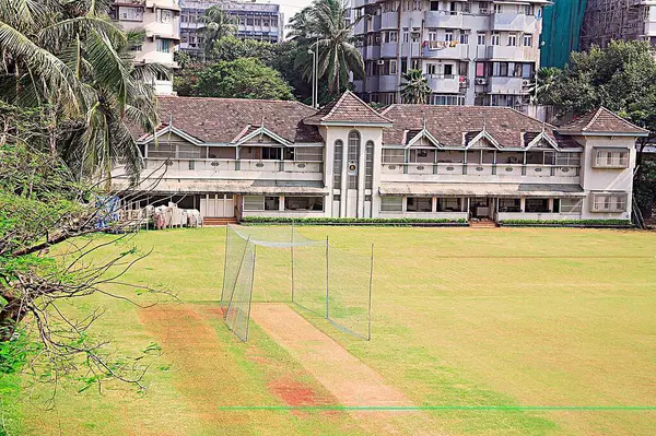 stock image Parsi Gymkhana Club ; play ground ; Marine Lines ; Bombay Mumbai ; Maharashtra ; India