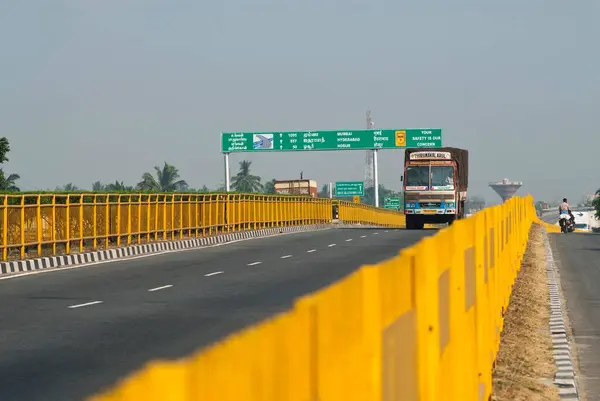 stock image National Highway NH7 near Krishnagiri, Tamil Nadu, India 