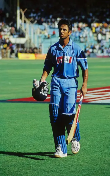 Rahul Dravid Cricket Player Stock Photo