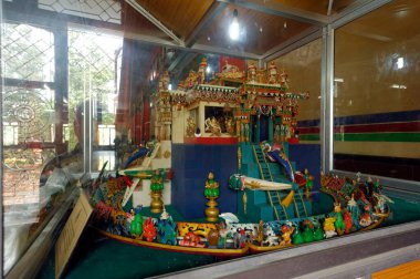 Manastır Modeli Shar Gaden Manastırı Mundgod Karnataka Hindistan Asya