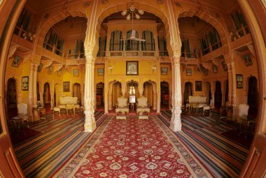 Diwan I Khas, Dundlod Kila, Shekhawati, Rajasthan, Hindistan 