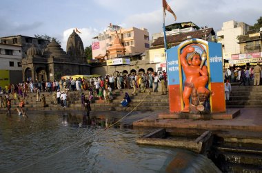 Hanuman heykeli, kumbh mela, Nasik, maharashtra, Hindistan, Asya 