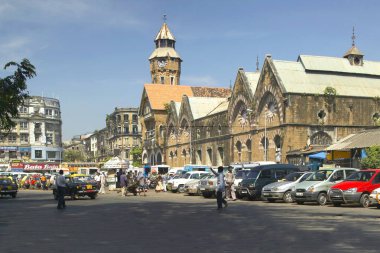 Crawford Market 'in resmi. Mahatma Phule market, Bombay Mumbai, Maharashtra, Hindistan. 