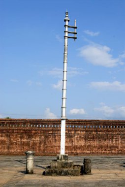 Jain Pillar situated on Gommata Betta at Karkala ; District Udupi ; Karnataka ; India clipart