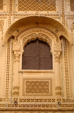 windows, Jaisalmer fort, Jaisalmer, Rajasthan, India, Asia clipart