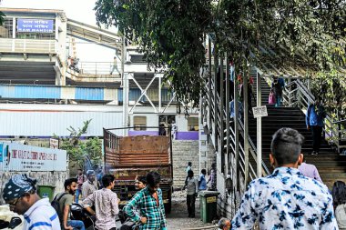 Ram Mandir Tren İstasyonu, Mumbai, Maharashtra, Hindistan, Asya 