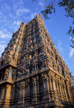 Sri Meenakshi Amman Tapınağı, Madurai, Tamil Nadu, Hindistan 