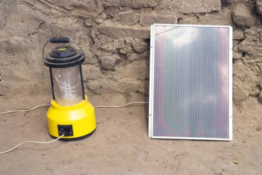 Solar pan and Solar lamp, Khidrapur, Dist Kolhapur, Maharashtra, India 