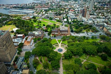 Şehir manzaralı Sydney Avustralya