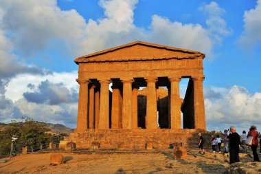 Concordia Tapınağı, Tapınaklar Vadisi, Agrigento, Sicilya, İtalya, Avrupa