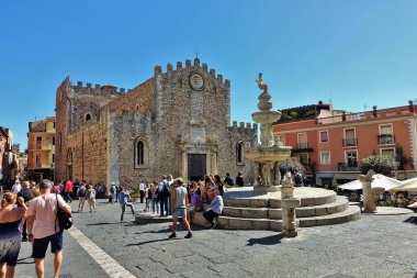 Eski çeşme, Palermo, Sicilya, İtalya, Avrupa