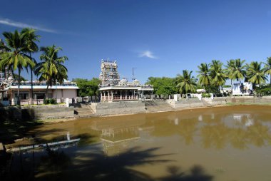 Sri Karpagavinayagar Tapınağı (Ganesh Tapınağı), Karaikudi Madurai yolunda, Pillaiyarpatti; Tamil Nadu; Hindistan