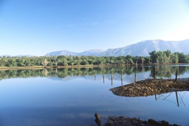 Maravagandy lake near Masinagudi in Nilgiris ; Ooty ; Ootacamund ; Tamil Nadu ; India clipart