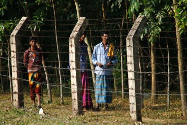 Hindistan 'daki Kamlasagar Agartala Tripura' dan Bangladeş 'e bakan 