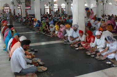 Guru ka langar, amritsar, Punjab, Hindistan, Asya 