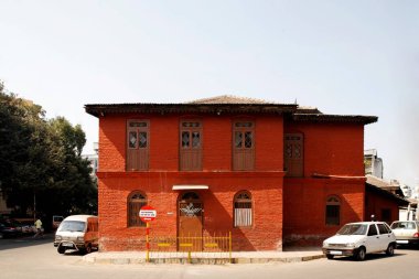 Parsi Lane 'deki eski ev; Pune; Maharashtra; Hindistan