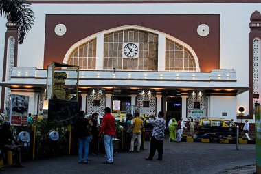 Mumbai Merkez Tren İstasyonu Binası, Mumbai, Maharashtra, Hindistan, Asya