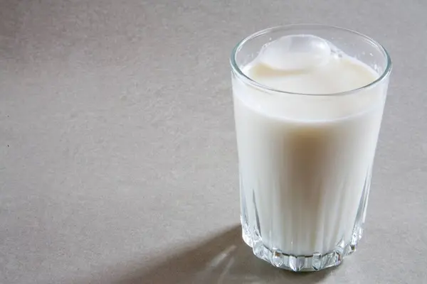 stock image Full glass of milk or doodh, India