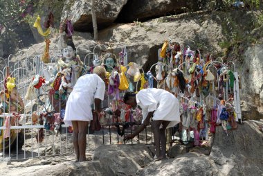 Tepedeki Siva Parvati, Palani, Tamil Nadu, Hindistan 