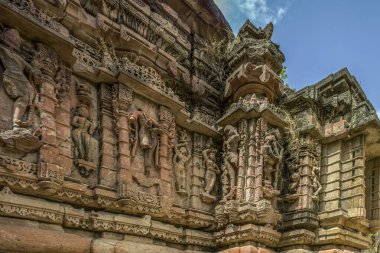 Ormandaki Polo Anıtı, Vijayanagar, SabArkantha, Gujarat, Hindistan, Asya 