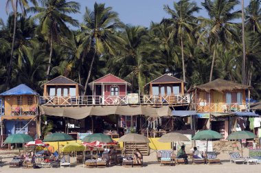 palolem beach goa India Asia clipart