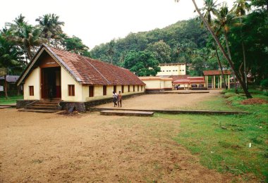 Ariankavu 'daki Efendi Sastha tapınağı, Kerala, Hindistan 