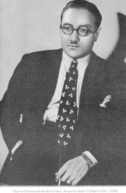 Hindistan Prensleri Raja Seyit Muhammed Saadat Ali Khan sunar Nanpara Malikanesi Oudh, Uttar Pradesh, Hindistan   