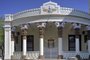 Zoroastrian fire temple, jamnagar, gujarat, india, Asia  clipart