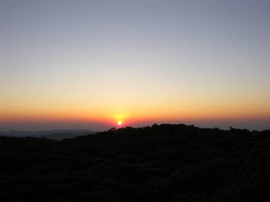 Sunset , Mahabaleshwar , Maharashtra , India clipart