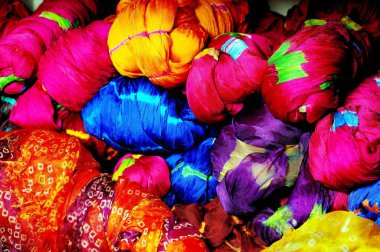 Rajasthani bandhej tekstil, Rajasthan, Hindistan