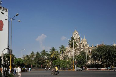 B.B. ve C.I. demiryolu karargahı şimdi batı demiryolu karargahı Bombay Mumbai, Maharashtra, Hindistan