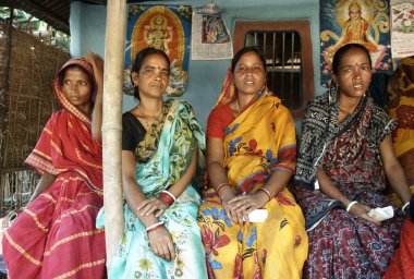Kadınlar buluşması; Azad Hindistan Vakfı; Kuganj; Bihar; Hindistan 