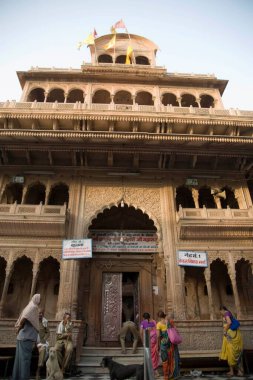 Shri Banke Bihari Tapınağı, Vrindavan, uttar pradesh, Hindistan, Asya 