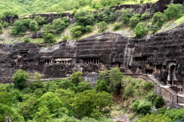 UNESCO Dünya Mirası Maharashtra 'daki Ajanta Mağaraları; Hindistan