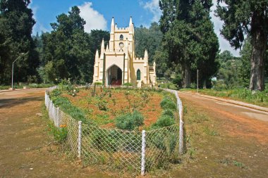 Saint stephen church, Ooty Udagamandalam, Tamil Nadu, India  clipart