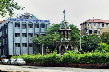 Yeni şelale caddesi kale pazarı, mumbai, Maharashtra, Hindistan, Asya 