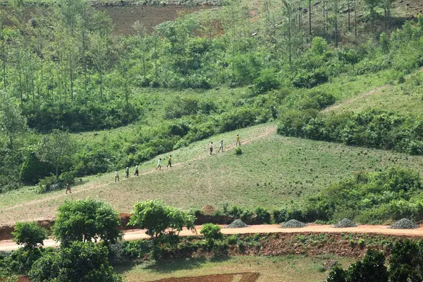 stock image Araku valley on eastern ghats ; Vishakhapatnam ; Andhra Pradesh ; India